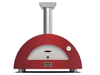 Buy antique-red Alfa Moderno 3 Pizze Wood Fired Countertop Pizza Ovens