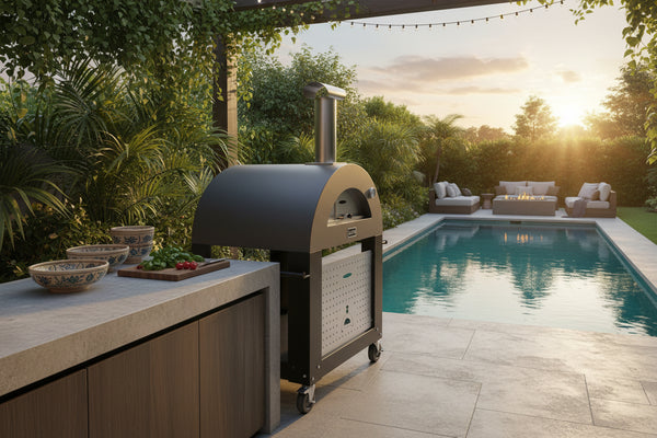 Alfa Moderno 3 Pizza Wood Fired Freestanding Pizza Oven
