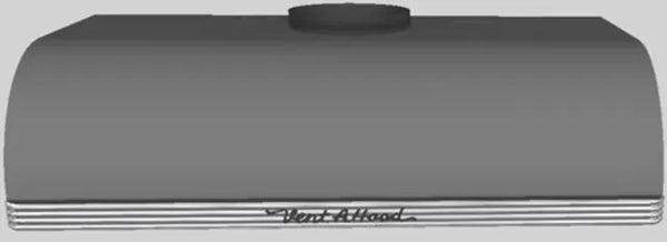 Vent A Hood 42'' 600 CFM Under Cabinet Retro Style Range Hood