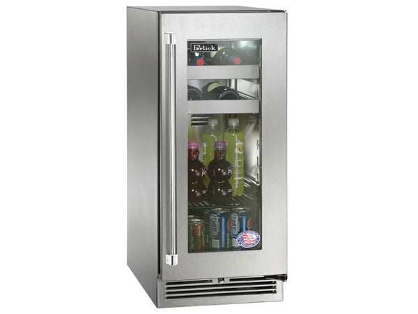 Perlick 15" Signature Series Marine Grade Beverage Center with Lock