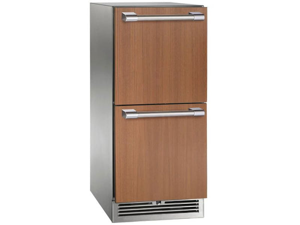 Perlick 15 Inches Signature Series Marine Grade Refrigerator Drawers with Lock