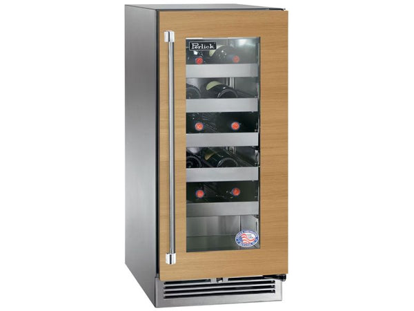 Perlick 15 Inch Signature Series Marine Grade Wine Reserve with Lock