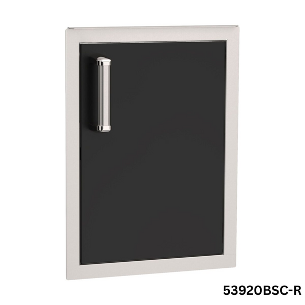 Fire Magic Echelon Black Vertical Single Access Door