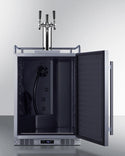 Summit 24 Inch Outdoor Rated Kegerator with Solid Door