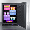 Summit 24 Inch Outdoor Freezer With Door & Lock