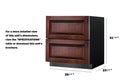 Summit 30 Inch Outdoor Refrigerator with Drawers