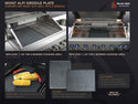 Mont Alpi Griddle Plate | Dual-Sided Cast Iron for Grill