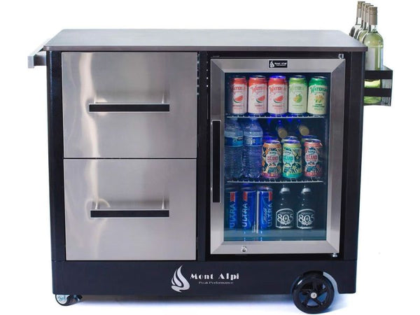 Mont Alpi Large Outdoor Prep Center / Large Bar Cart