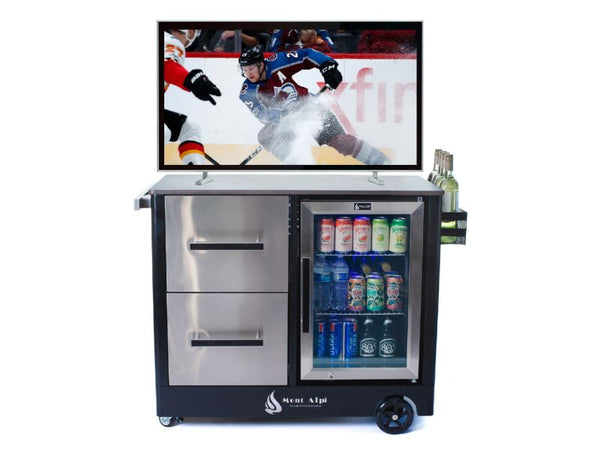 Mont Alpi Large Outdoor Prep Center / Large Bar Cart