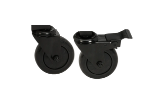 Caster Kit - (4 in/10 cm) 1 locking 1 non-locking for Modular Nests, Nests and Wood Tables
