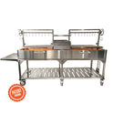 Tagwood XL Freestanding Argentine Santa Maria Wood Fire & Charcoal Gaucho Grill