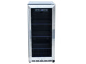 Summerset 15 Inch Outdoor Refrigerator with Glass Door and Lock
