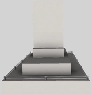 Vent A Hood 54'' 550 CFM Contemporary Island Range Hood