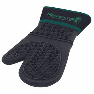 Big Green Egg Heat-Resistant Silicone Mitt w/Fabric Cuff