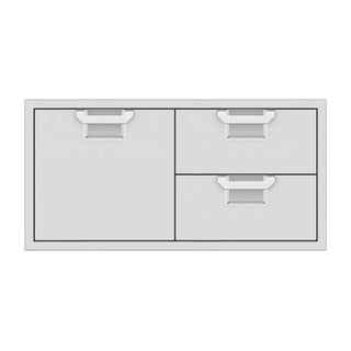 Buy steeletto Aspire by Hestan 42-Inch Double Drawer and Storage Door Combo