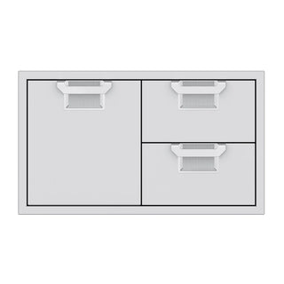 Buy steeletto Aspire by Hestan 36-Inch Double Drawer and Storage Door Combo