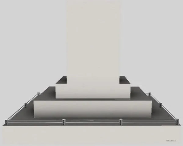 Vent A Hood 42'' 550 CFM Contemporary Island Range Hood