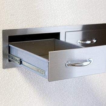 Summerset 20 Inch Roll Out 2 Bin Trash/Recycling Drawer