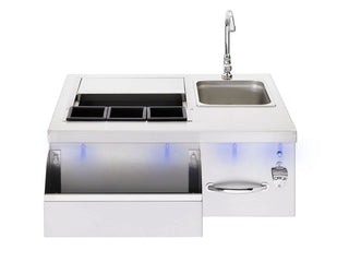Summerset 30 Inch Beverage & Prep Station with LED Lights