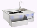 Summerset 30 Inch Beverage & Prep Station with LED Lights