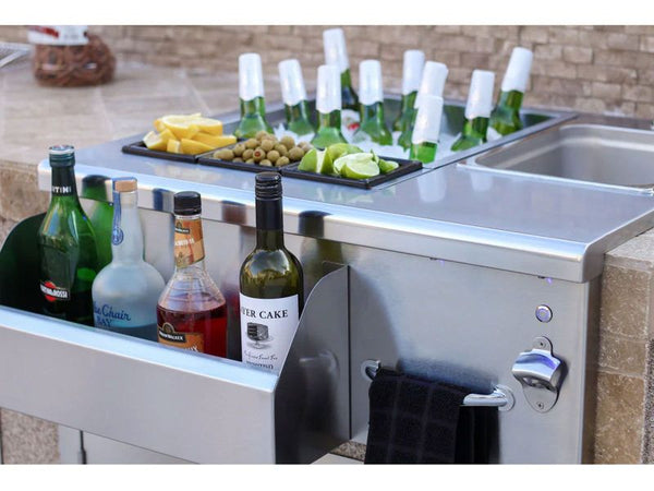 Summerset 30 Inch Beverage & Prep Station with LED Lights