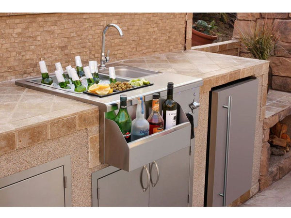 Summerset 30 Inch Beverage & Prep Station with LED Lights