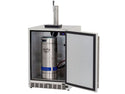 Summerset 24 Inch Outdoor Kegerator with Solid Door and Lock