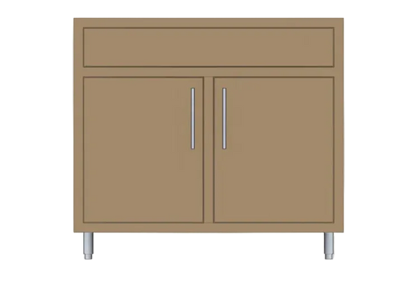 Challenger Designs 39" Double Door Sink Base Cabinet