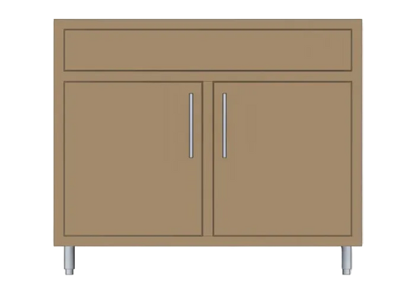 Challenger Designs 42" Double Door Sink Base Cabinet