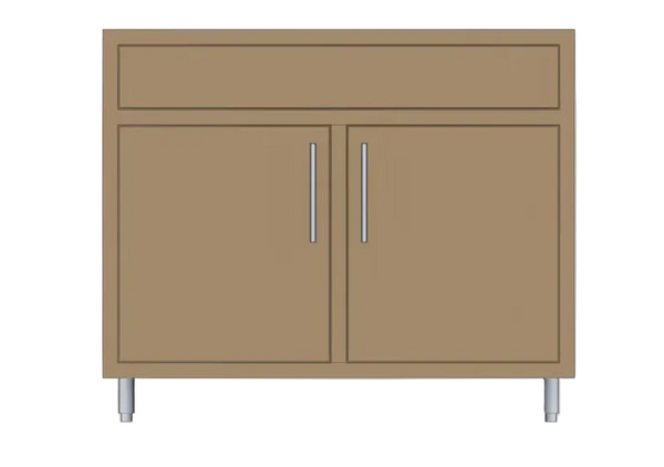 Challenger Designs 45" Double Door Sink Base Cabinet