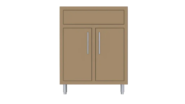 Challenger Designs 27" Double Door Sink Base Cabinet