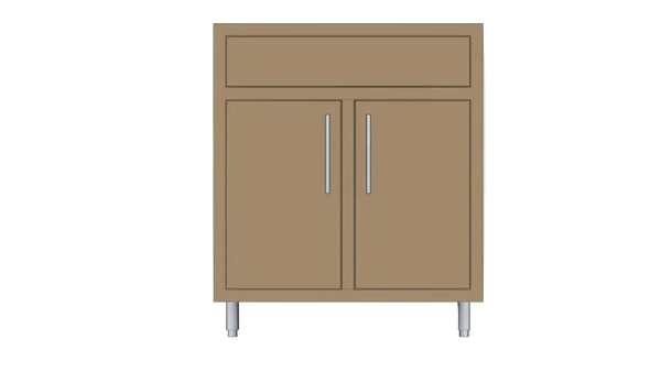Challenger Designs 30" Double Door Sink Base Cabinet