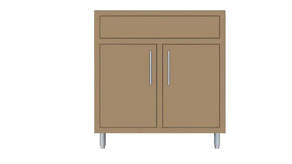 Challenger Designs 33" Double Door Sink Base Cabinet