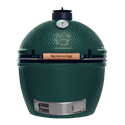 Big Green Egg grill on a white background