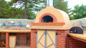 Forno Bravo 32 Inch Toscana80 Domed Hybrid Freestanding Pizza Oven
