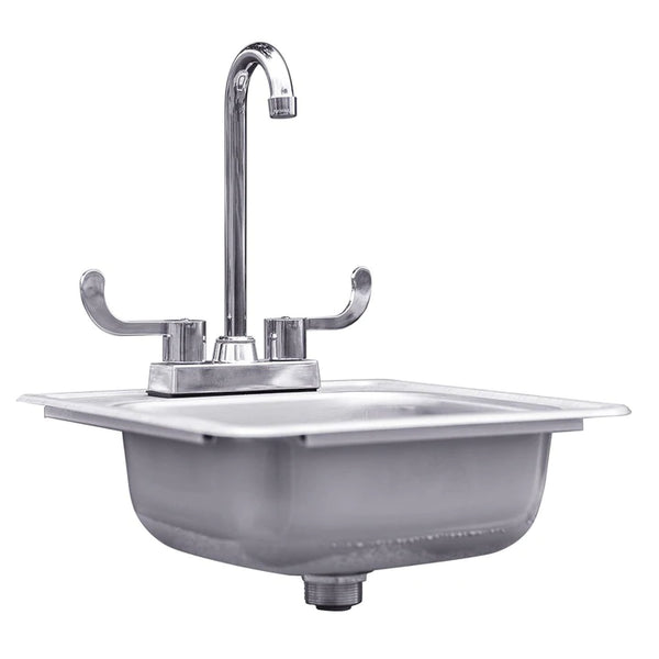 American Made Grills 15 Inch Drop In Sink