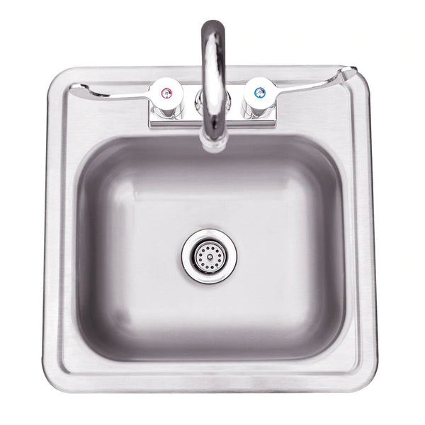 American Made Grills 15 Inch Drop In Sink