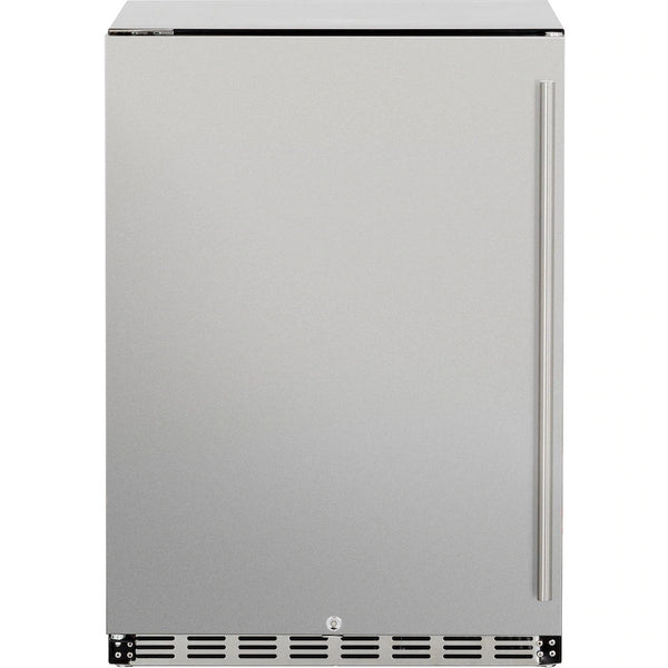 Summerset 24 Inch 5.3 Cubic Foot Deluxe Outdoor Rated Refrigerator
