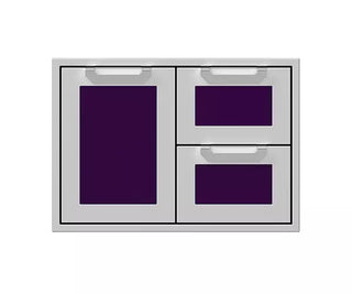 Buy lush Hestan 30 Inch Double Drawer and Storage Door Combination