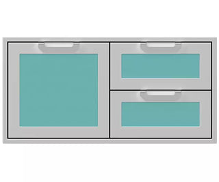 Buy bora-bora Hestan 42 Inch Double Drawer and Storage Door Combination