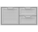 Hestan 42 Inch Double Drawer and Storage Door Combination
