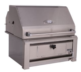 Luxor 30 Inch Built In Charcoal Grill