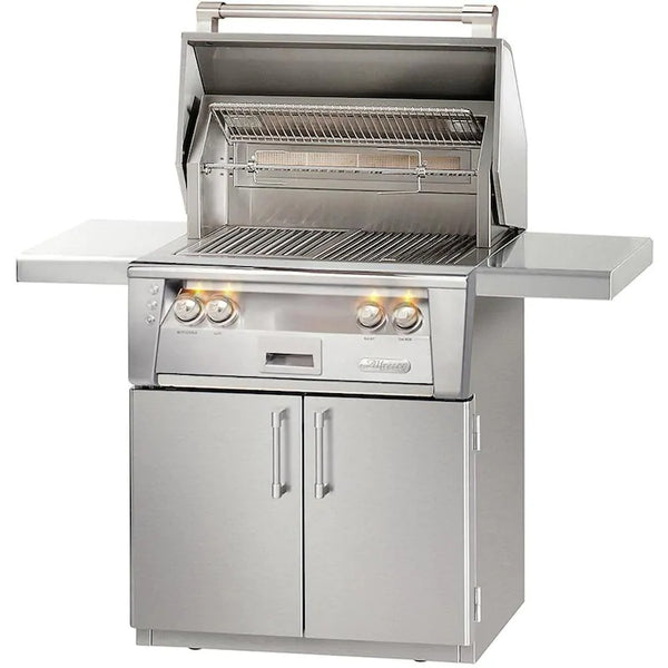 Alfresco ALXE 30-Inch Freestanding Grill With Rotisserie