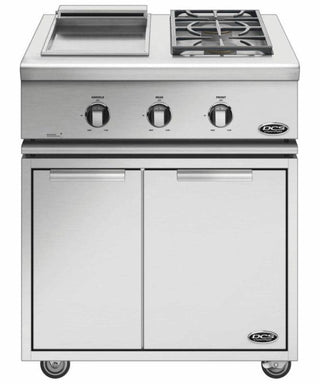 DCS 30 inch Liberty Freestanding Dual Side Burner and Griddle