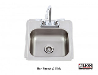 Lion Bar Sink with Faucet