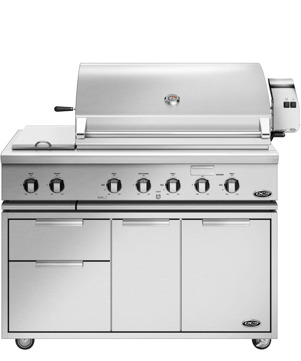 DCS 48" Freestanding Series 7 Grill with Integrated Side Burners