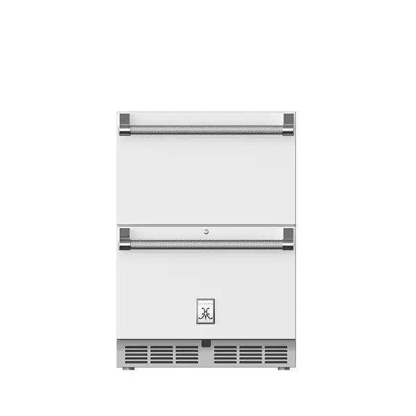 Hestan 24-Inch 5.2 Cu. Ft. Outdoor Rated Double Drawer Refrigerator with Lock - Thumbnail 3