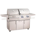 Fire Magic Aurora A830 Analog Combo Gas/Charcoal Freestanding Grill