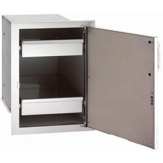 Fire Magic Aurora Single Access Door with Dual Drawers