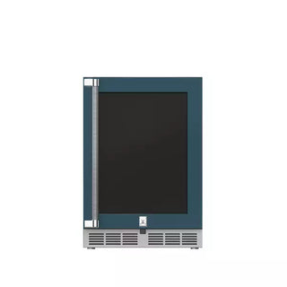 Buy pacific-fog Hestan 24 Inch Outdoor Dual Zone Refrigerator with Glass Door